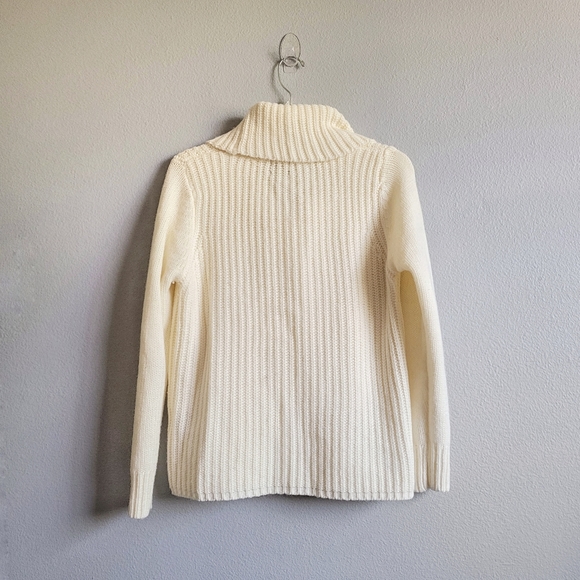 ColourWorks Cream Scoop Neck Sweater size M - Picture 2 of 4